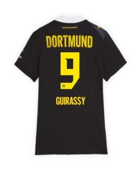 Borussia Dortmund Serhou Guirassy #9 Maglia Gara Trasferta Repliche 2026-27 Donna Maniche Corte